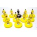 Subbuteo Andrew Table Soccer Sampdoria 2015-16 away on Classic Hasbro Bases